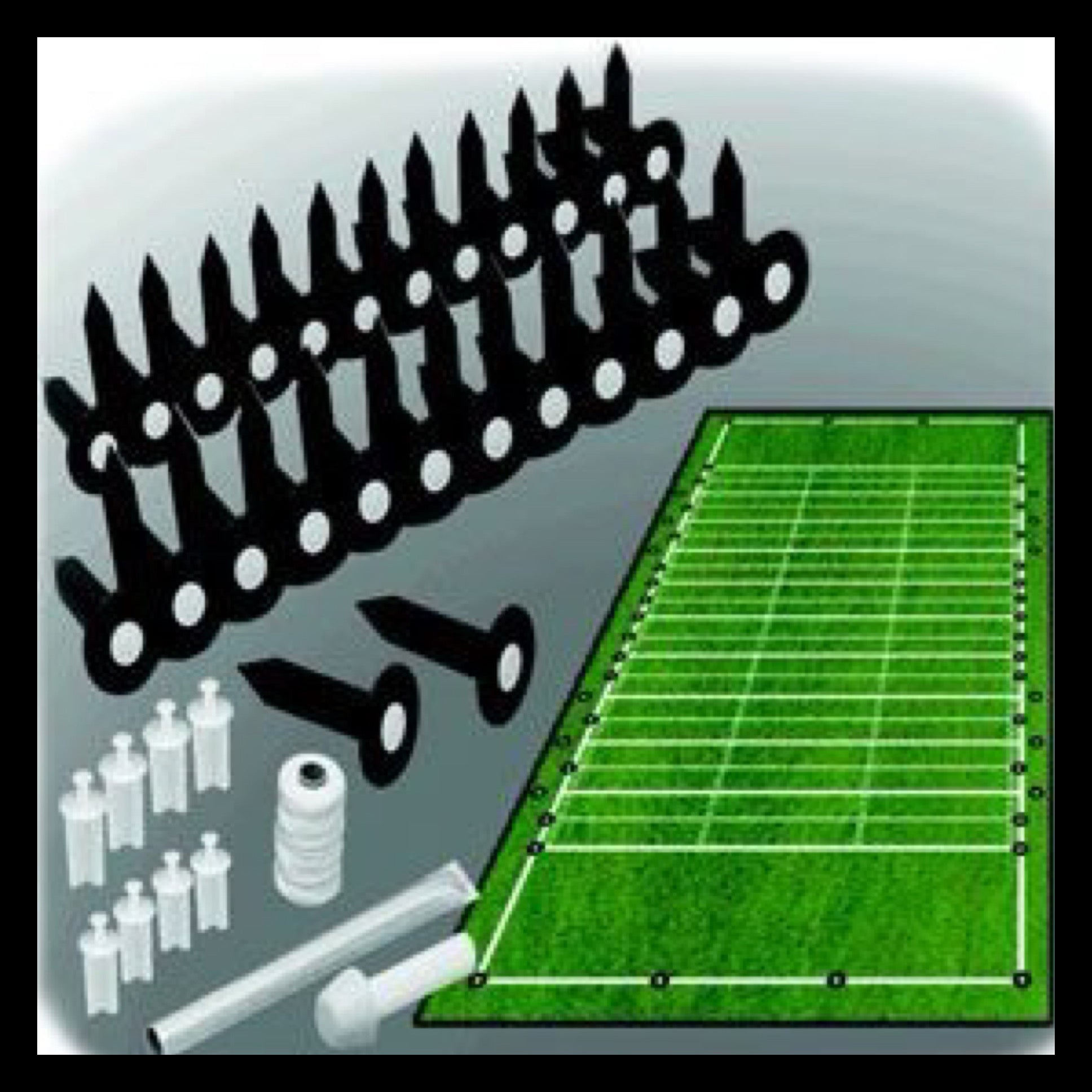 MarkSmart Field Marking System Football Set Autrey's Goal Line
