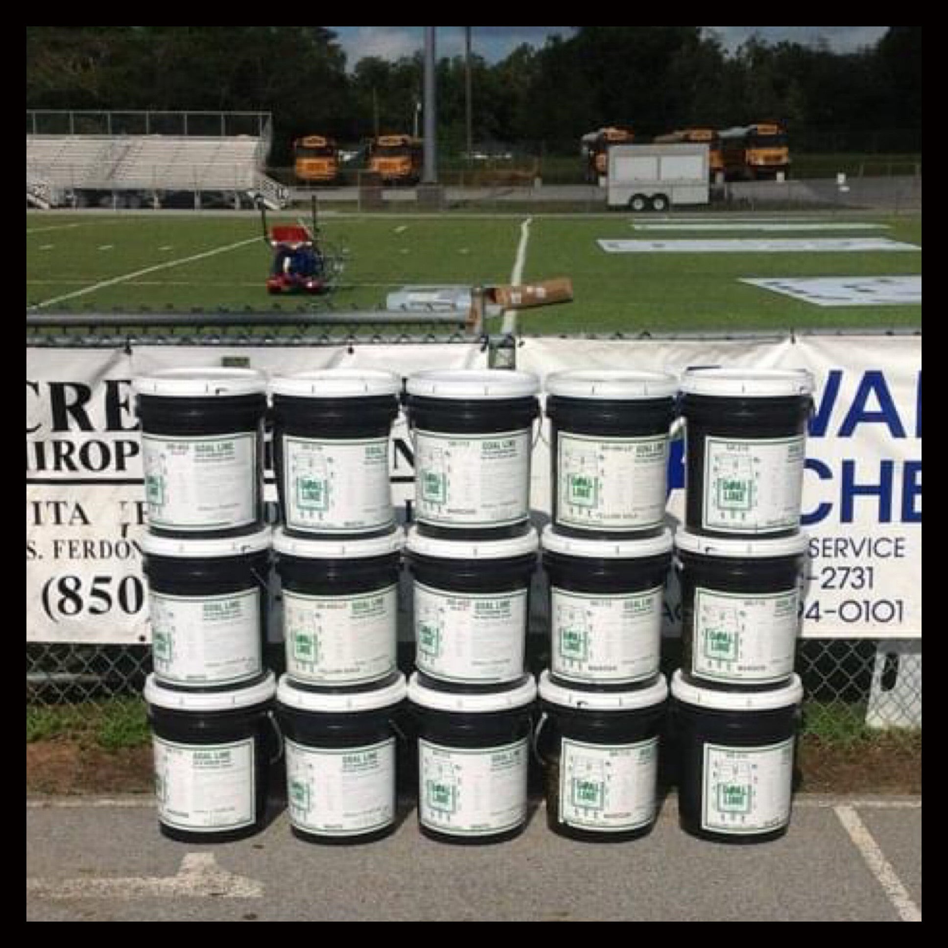 Autrey's Goal Line Bulk Athletic Field Paint Autrey's Goal Line Field
