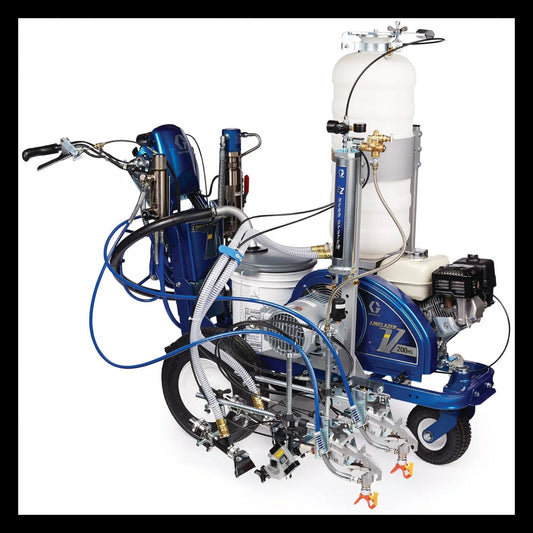 Graco LineLazer V 200HS HP Reflective Series Gas Hydraulic Airless Line Striper, 2 Auto Guns