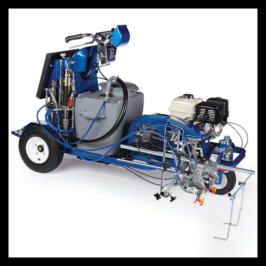 Graco LineLazer V 250SPS HP Automatic Series Self-Propelled Gas Hydraulic Airless Line Striper, 2 Auto Guns (No Bead Tank)